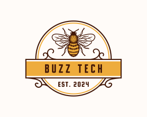 Bee Wings Apiary logo design