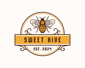 Bee Wings Apiary logo design