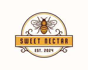 Bee Wings Apiary logo design