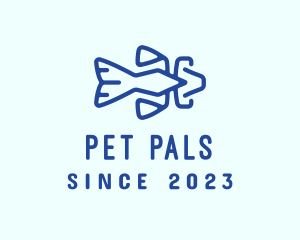 Aquatic Pet Catfish logo design