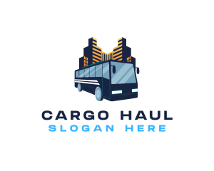 Logistic Bus Transport logo design