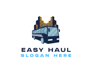 Logistic Bus Transport logo design