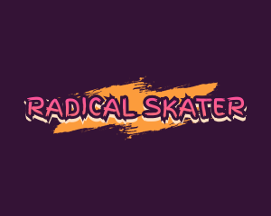 Skater - Urban Skater Wordmark logo design
