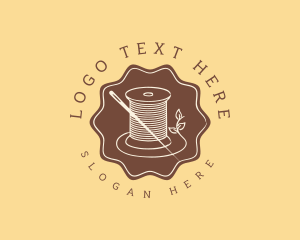 Thread - Tailor Needle Thread logo design