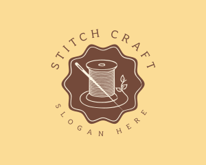 Needlework - Tailor Needle Thread logo design