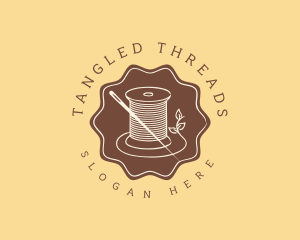 Tailor Needle Thread logo design