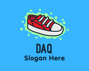 Red Sneaker Shoes Logo