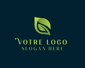 Botanical - Eye Leaf Botanical logo design