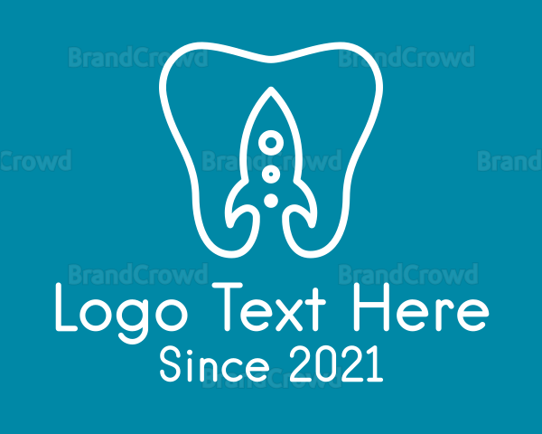 Rocket Dentist Clinic Logo