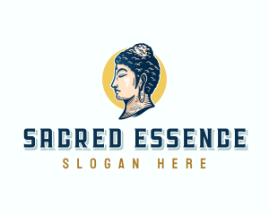 Sacred Buddhist Serene logo design