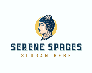 Serene - Sacred Buddhist Serene logo design