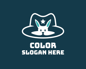 Pet Shop - Magic Bunny Hat logo design