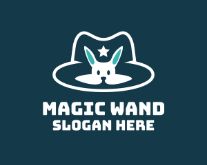 Magic Bunny Hat logo design