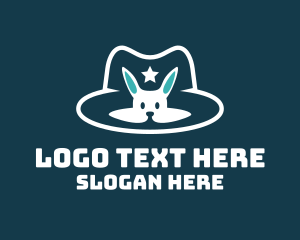 Gift Store - Magic Bunny Hat logo design