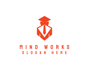 College Graduate Employee logo design