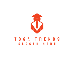 Toga - College Graduate Employee logo design