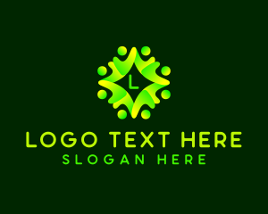 Human Resources - Human Community Group logo design