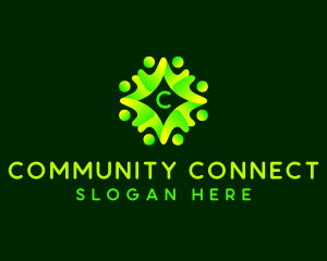 Human Community Group logo design