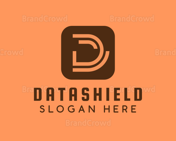 Tech Developer Letter D Logo