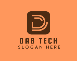 Tech Developer Letter D logo design