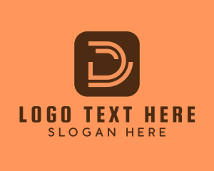 Web Developer - Tech Developer Letter D logo design