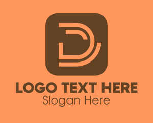 Developer - Tech Developer Letter D logo design