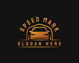 Gold Luxury Vehicle logo design