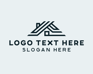 Roofing - House Roofing Property logo design