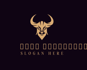 Wild - Bull Ox Wildlife Animal logo design
