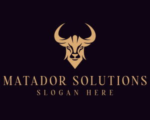 Matador - Bull Ox Wildlife Animal logo design