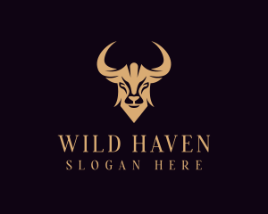 Bull Ox Wildlife Animal  logo design