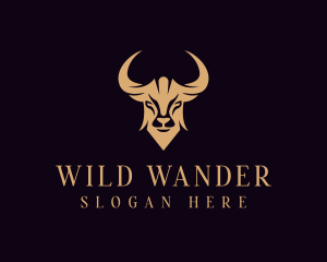 Bull Ox Wildlife Animal  logo design