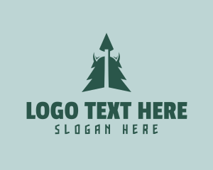 Logging - Axe Tree Timber Woodcutter logo design