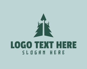 Axe Tree Timber Woodcutter Logo