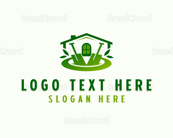 Shovel Garden Landscaping Logo