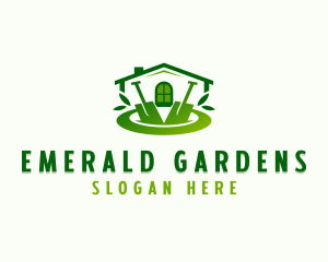 Shovel Garden Landscaping logo design