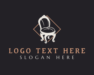 Chair - Deluxe Chair Furniture logo design