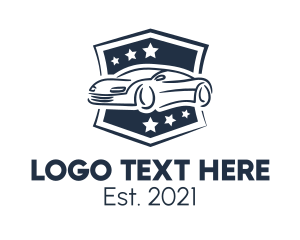 Driving School - Automobile Insurance Crest logo design