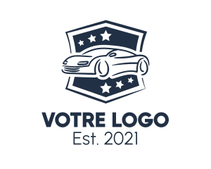 Racing - Automobile Insurance Crest logo design