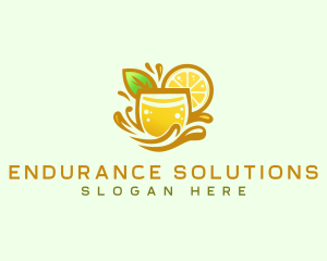 Lemonade Citrus Juice logo design