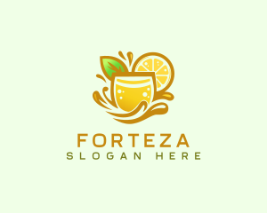 Lemonade Citrus Juice logo design