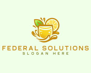 Lemonade Citrus Juice logo design