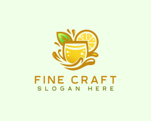 Lemonade Citrus Juice logo design