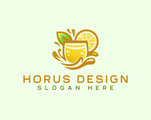 Lemonade Citrus Juice logo design