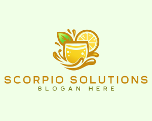 Lemonade Citrus Juice logo design