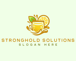 Lemonade Citrus Juice logo design