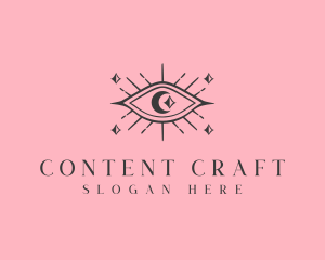 Cosmic Boho Eye logo design