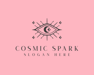 Cosmic Boho Eye logo design