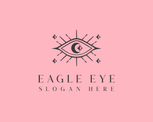 Cosmic Boho Eye logo design