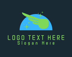 Blogger - Meteor Wing Star logo design